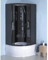 Cabine de douche hydromassante 100cm - Bulleo
