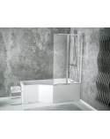 Pare baignoire CATRIX II - 2 volets 80,5x140 cm