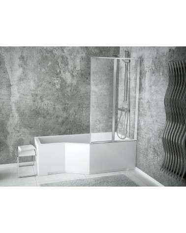 Pare baignoire CATRIX II - 2 volets 80,5x140 cm