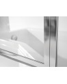 Pare baignoire CATRIX II - 2 volets 80,5x140 cm