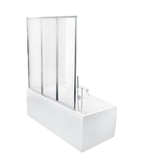 Pare baignoire CATRIX II - 3 volets 140x130cm