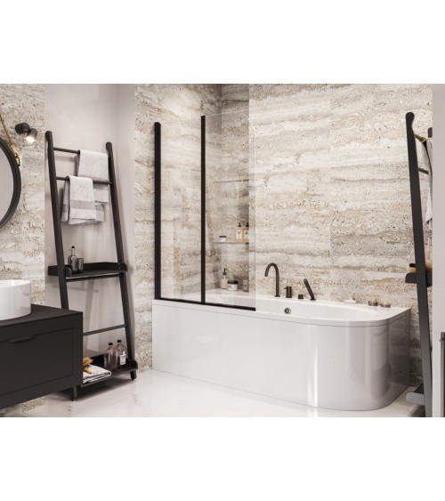 Pare baignoire PRIME- 2 volets 90 x 140 cm