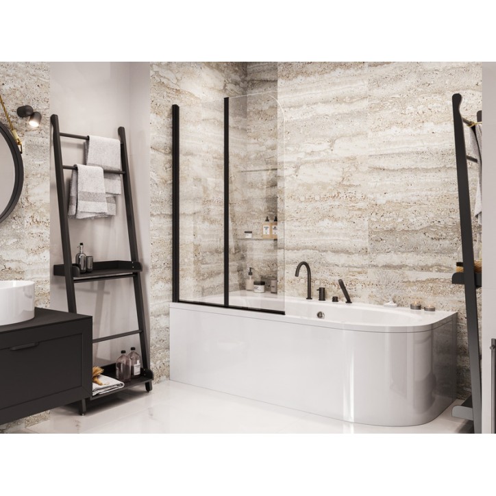 Pare baignoire PRIME- 2 volets 90 x 140 cm