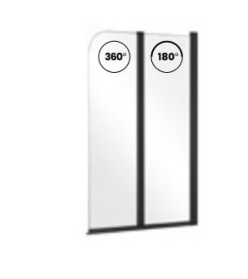 Pare baignoire PRIME- 2 volets 90 x 140 cm