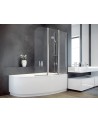 Pare-baignoire Ambition 3 123,5 x 139 cm