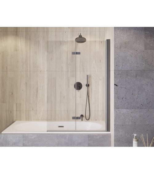 Pare-baignoire Lumix Gun Metal 100x145cm