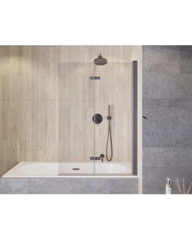 Pare-baignoire Lumix Gun Metal 100x145cm