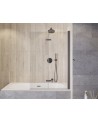Pare-baignoire Lumix Gun Metal 100x145cm