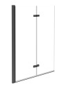 Pare-baignoire Lumix Gun Metal 100x145cm