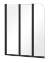 Pare-baignoire Prime Black 3 120x140cm