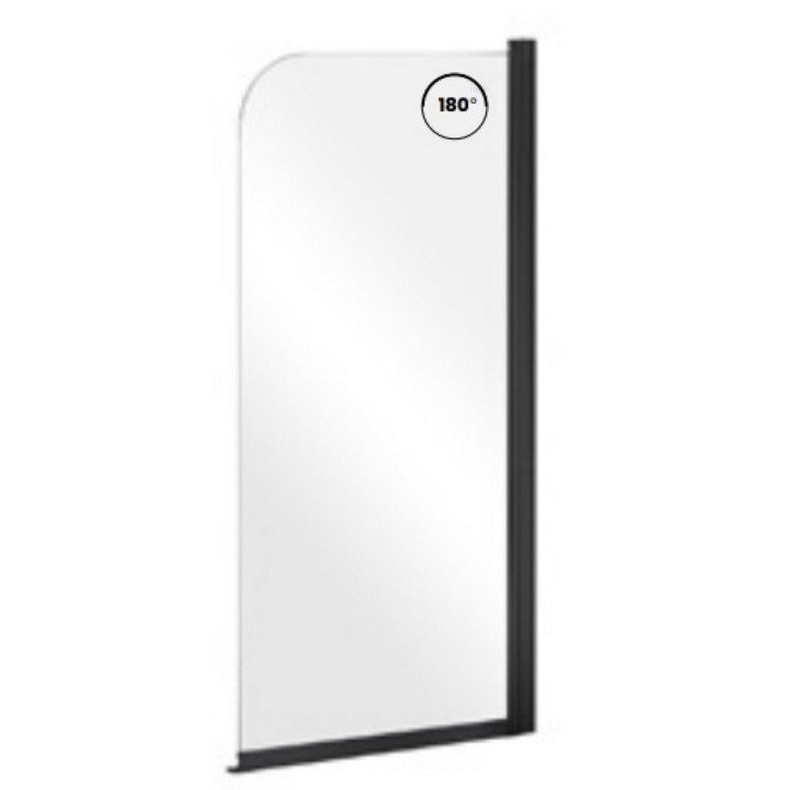 Pare-baignoire Prime Black 1 70x140cm