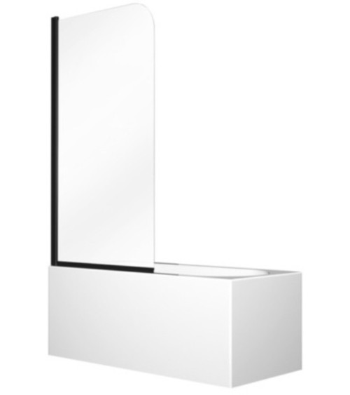 Pare-baignoire Prime Black 1 70x140cm