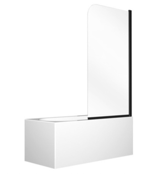 Pare-baignoire Prime Black 1 70x140cm