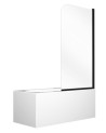 Pare-baignoire Prime Black 1 70x140cm