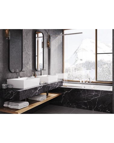 Pare-baignoire Easy Slide Chrome 100x150cm