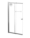 Pare-baignoire Easy Slide Chrome 100x150cm