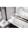 Pare-baignoire Easy Slide Chrome 100x150cm