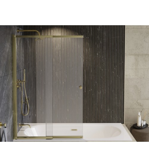 Pare-baignoire Easy Slide Gold 100*150H