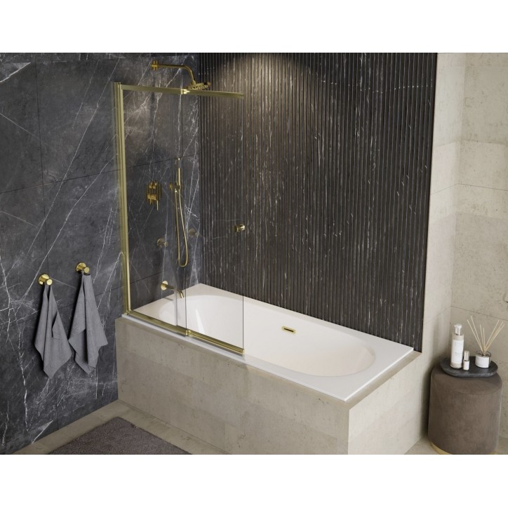 Pare-baignoire Easy Slide Gold 100*150H