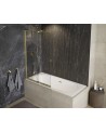 Pare-baignoire Easy Slide Gold 100*150H