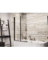 Pare-baignoire Prime black 2 90x140cm