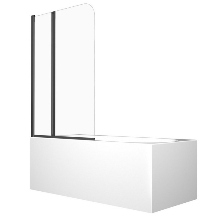 Pare-baignoire Prime black 2 90x140cm