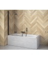 Pare-baignoire Lumix Black 100x145cm