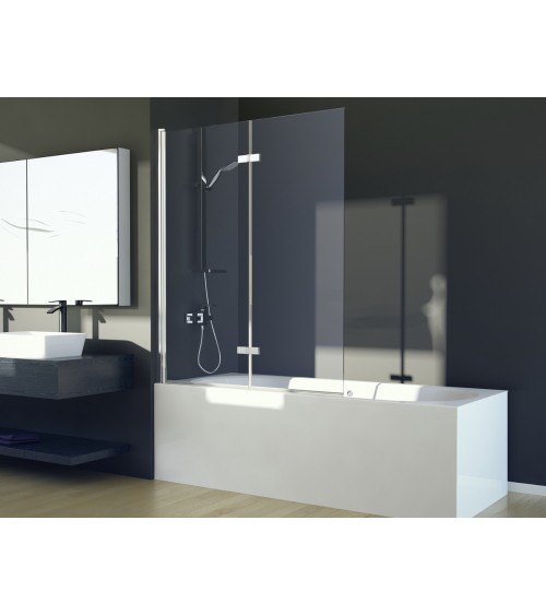 Pare-baignoire Lumix Chrome 100x145cm