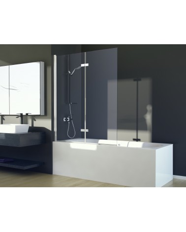 Pare-baignoire Lumix Chrome 100x145cm