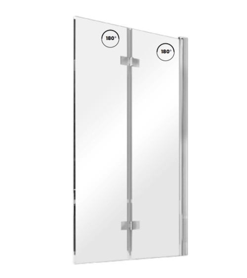 Pare-baignoire Prestigio 80x150cm