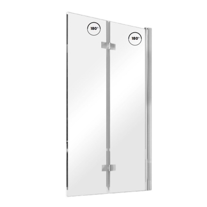 Pare-baignoire Prestigio 80x150cm