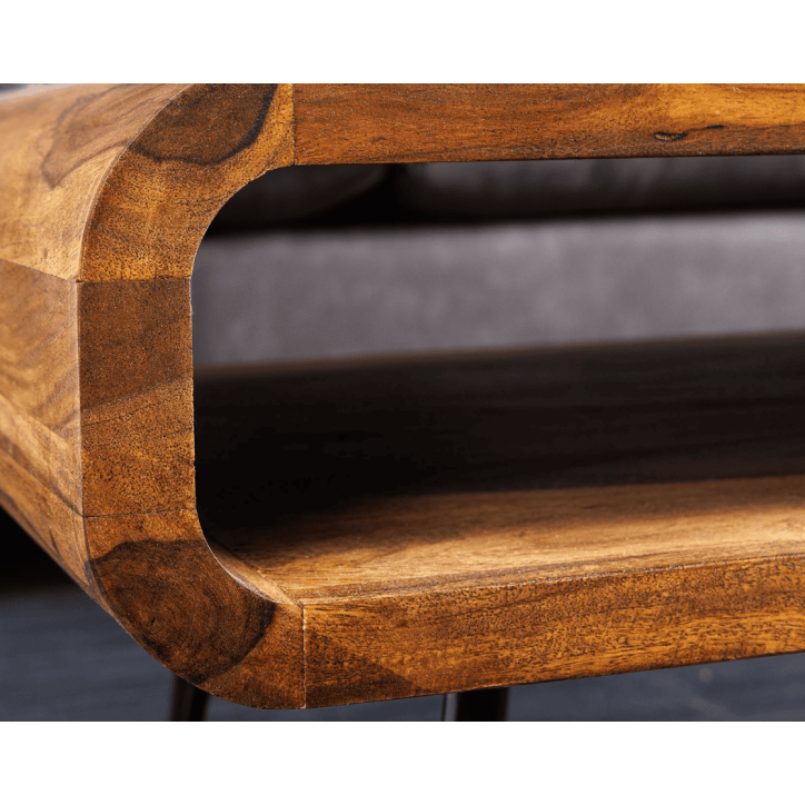 Table basse ALPHA 90 cm finition pierre