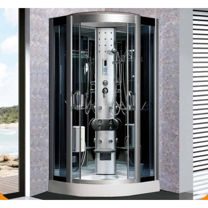 Cabine de Douche Hammam KORONA II, 90*90*215cm Cabine de Douche Hammam KORONA II, 90*90*215cm