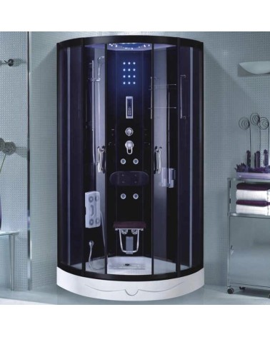 Cabine de douche hammam 90x90x215cm - Mader