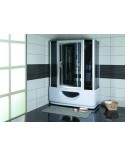 Combiné baignoire-douche SARA hammam et balnéo 145x85x220 cm