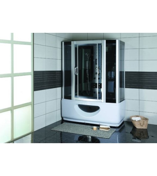 Combiné baignoire-douche SARA hammam et balnéo 145x85x220 cm
