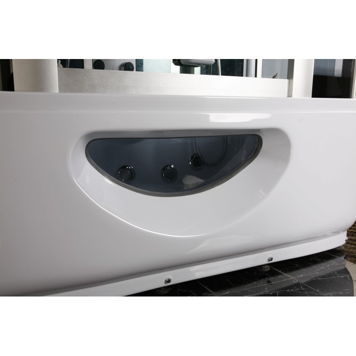 Combiné baignoire-douche SARA hammam et balnéo 145x85x220 cm