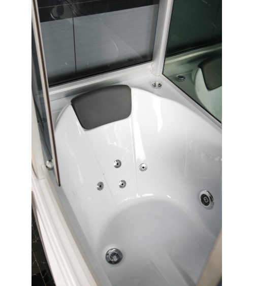 Combiné baignoire-douche SARA hammam et balnéo 145x85x220 cm