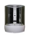 Combiné baignoire-douche HABANA 130x130x228 cm NOIR