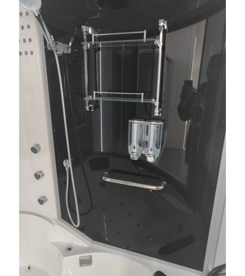 Combiné Baignoire Douche balnéo FLURY 155*155*220 cm