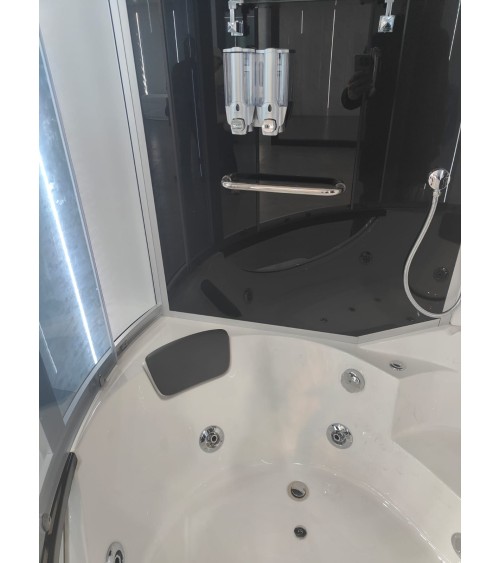 Combiné Baignoire Douche balnéo FLURY 155*155*220 cm