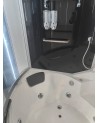 Combiné Baignoire Douche balnéo FLURY 155*155*220 cm