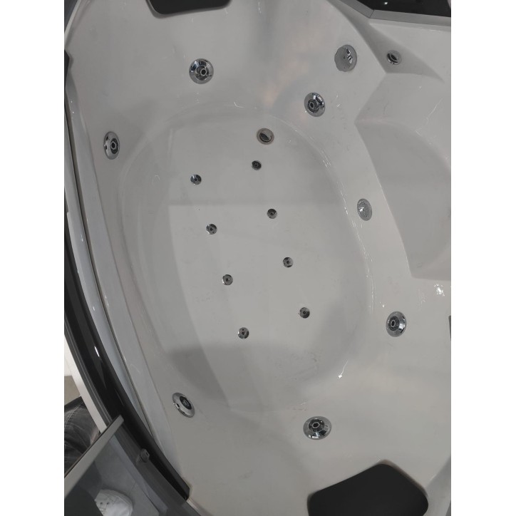 Combiné Baignoire Douche balnéo FLURY 155*155*220 cm