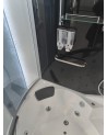 Combiné Baignoire Douche balnéo FLURY 155*155*220 cm