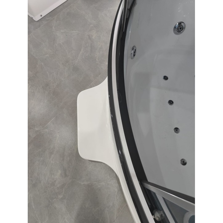 Combiné Baignoire Douche balnéo FLURY 155*155*220 cm