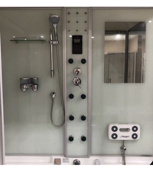 Combiné Baignoire Douche balnéo 120x170 x220 cm - Senhora