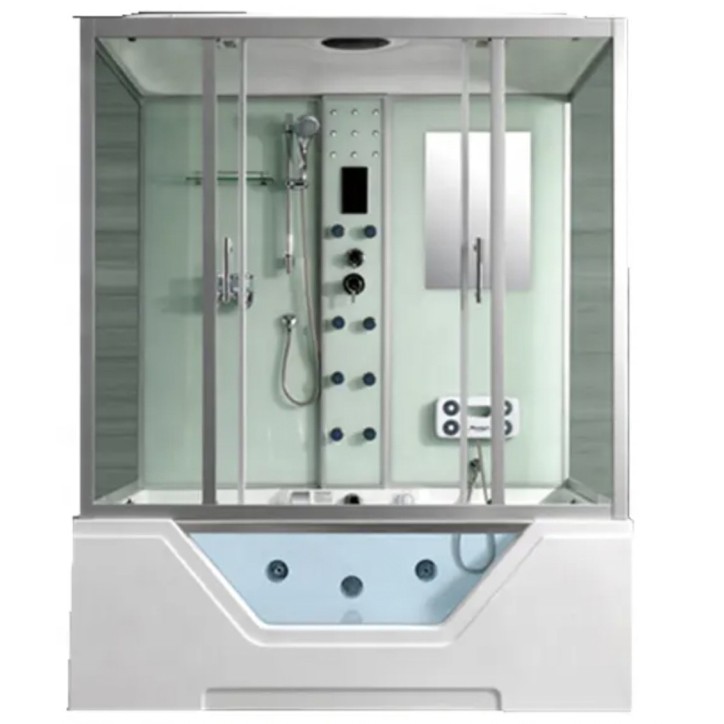 Combiné Baignoire Douche balnéo 120x170 x220 cm - Senhora