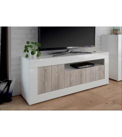 Meuble tv 3 portes SAMANTHA 138x56 cm