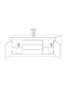 Buffet BASIC 210cm blanc