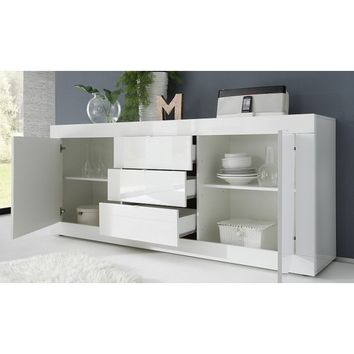 Buffet BASIC 210cm blanc